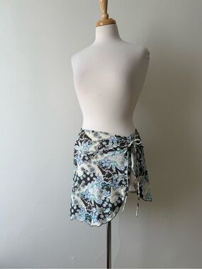 Y2K Pretty by G.J. Floral Swim Skirt Cover-Up Size 12 (fits Medium best)